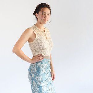 Vintage Inspired Fleurs-De-Lys Dress--Anthropologie Beguile by Byron Lars